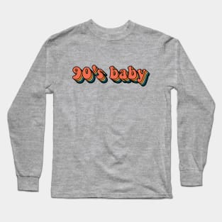 millennial design 90s baby tee Long Sleeve T-Shirt